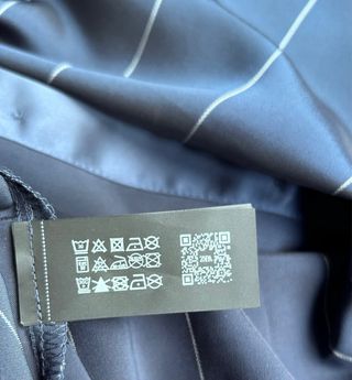 Camisa ZARA satinada rayas