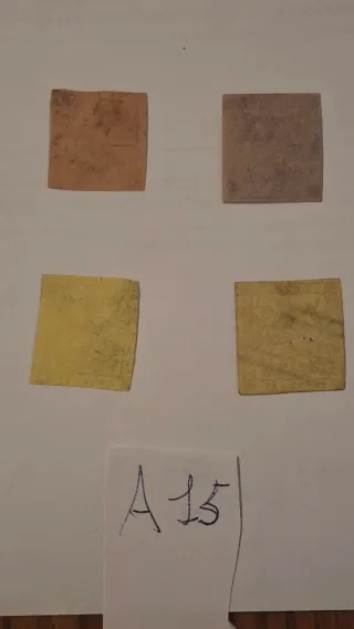 Lotto 4 francobolli antichi Stati Italiani