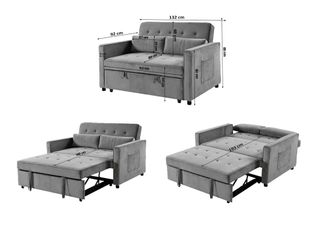 OFERTA!!SOFA CAMA + MESA DE CENTRO + ENVIO