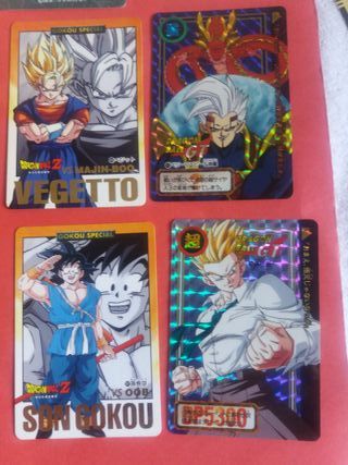 Lote Tarjetas Dragon Ball Carddass Bandai