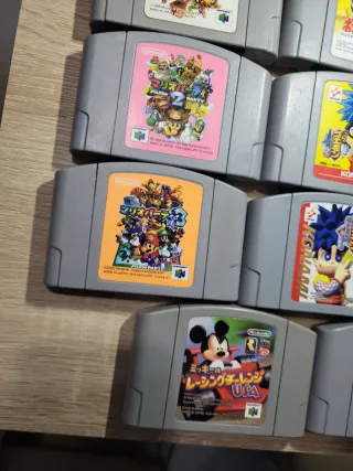 Lote 17 juegos Nintendo 64 Japón