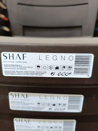 Shaf Sillón Resina Legno Wengue