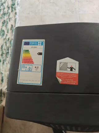 Estufa Gas Butano Plegable Wise Heat Negra
