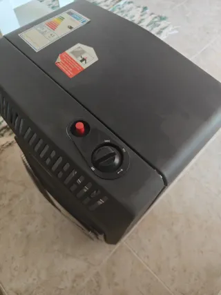Estufa Gas Butano Plegable Wise Heat Negra