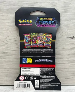Lote x4 Blíster Fuegos Fantasmales Pokémon
