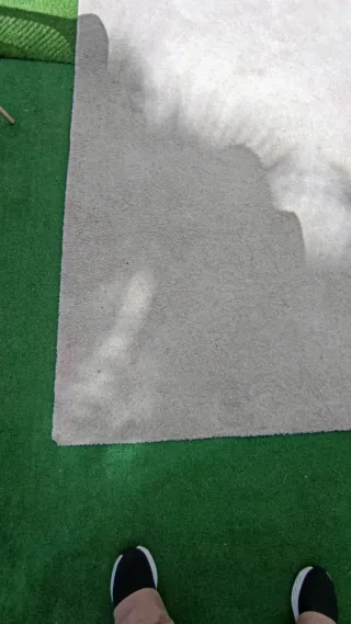 Alfombra beige Ikea