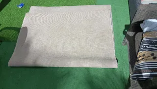 Alfombra beige Ikea