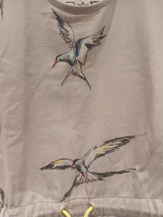 Vestido Moi pájaros talla,7/8 años