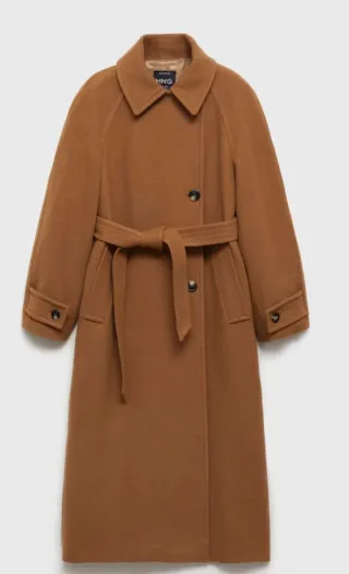 Abrigo lana Mango a estrenar