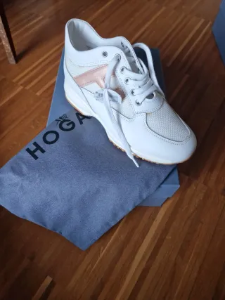 Zapatos Hogan Blancos y Nude Nuevos