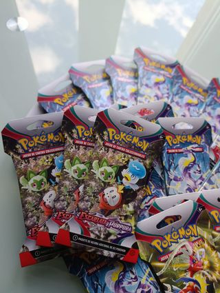 Sobres Pokémon Escarlata y Púrpura Español