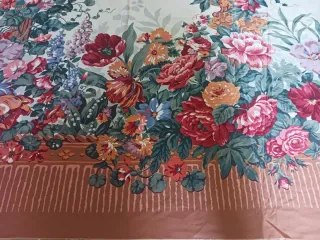 Tessuto tenda vintage floreale