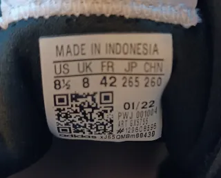 Zapatillas Adidas Hombre Negras y Blancas