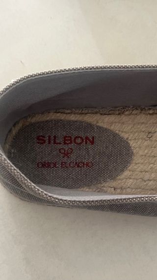 Alpargatas Silbon Talla 42 Gris