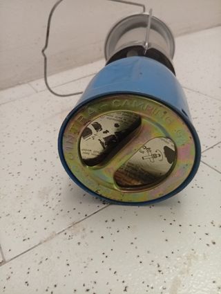 Farol Campingaz Azul y Plateado