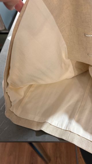 Chaleco de mujer , Zara Beige Talla L