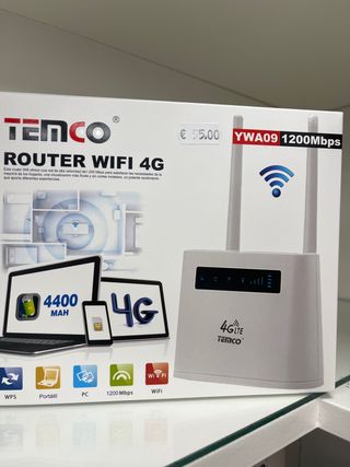Router WiFi 4G TEMCO YWA09 1200Mbps