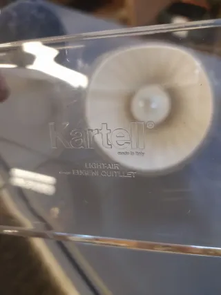 2 x Lampade Kartell Light-Air Trasparenti