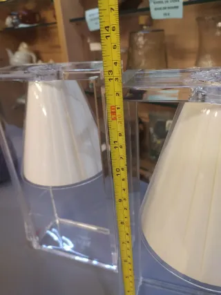 2 x Lampade Kartell Light-Air Trasparenti