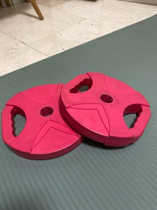 Discos de pesa EVERGY 5 kg Como nuevos