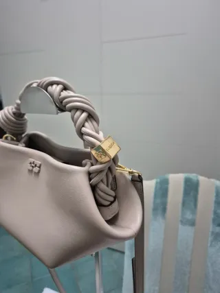 Borsa GANNI con manico intrecciato