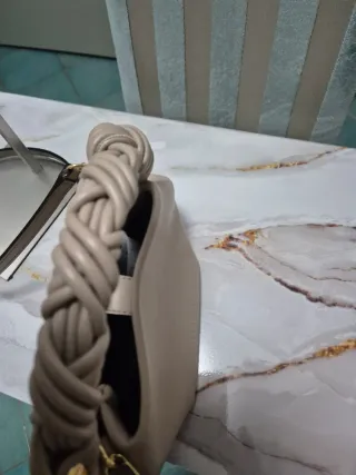 Borsa GANNI con manico intrecciato