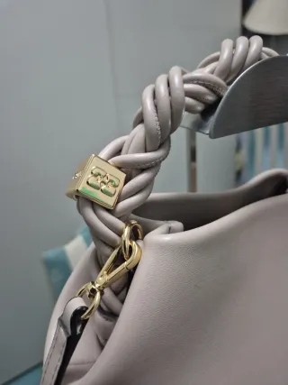 Borsa GANNI con manico intrecciato