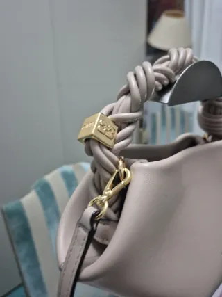 Borsa GANNI con manico intrecciato