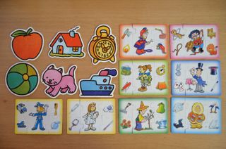 Lote de 4 puzles