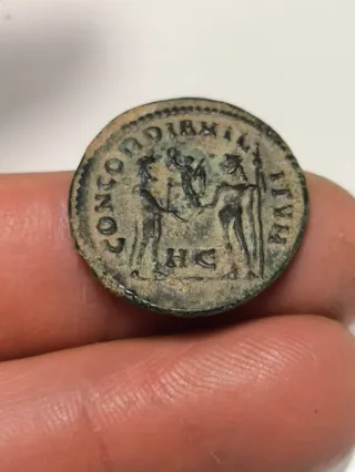 Moneda Antoniniano Romano Maximiniano