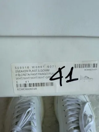 Sneakers Stella McCartney bianche misura 41