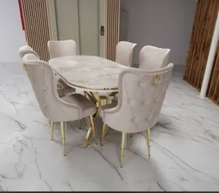 Mesa turca de alta calidad más 6 sillas nuevo 549€