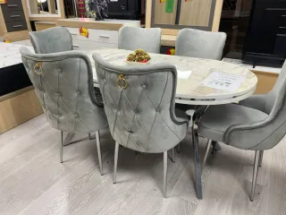 Mesa turca de alta calidad más 6 sillas nuevo 549€