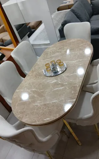 Mesa turca de alta calidad más 6 sillas nuevo 549€