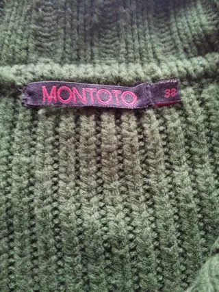 Chaqueta punto manga larga grueso