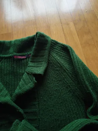 Chaqueta punto manga larga grueso