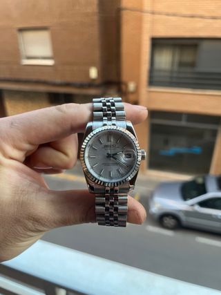 SEIKO MOD DATEJUST SILVER DIAL