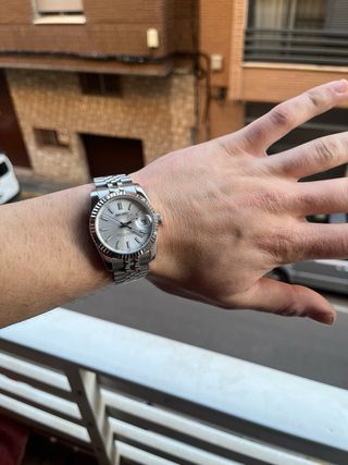 SEIKO MOD DATEJUST SILVER DIAL