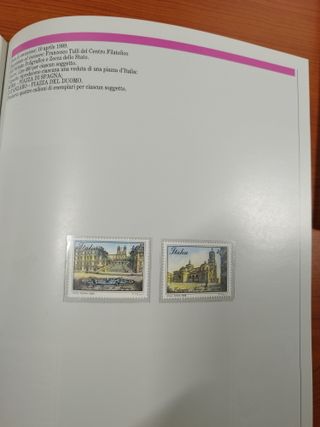 Il Libro dei Francobolli d'Italia - 1989