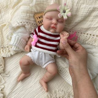 Bebé Reborn Silicona Platino Sólida 30 cm - Romina