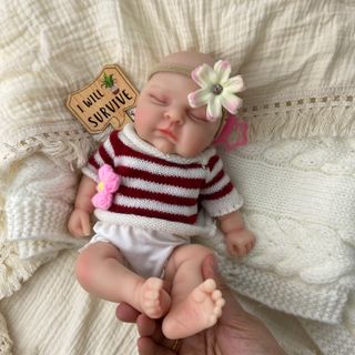 Bebé Reborn Silicona Platino Sólida 30 cm - Romina