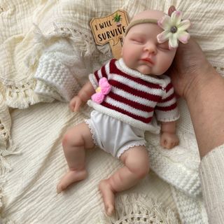 Bebé Reborn Silicona Platino Sólida 30 cm - Romina