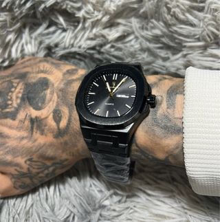 Reloj POEDAGAR Negro y Dorado Hombre