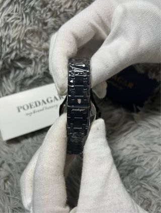 Reloj POEDAGAR Negro y Dorado Hombre