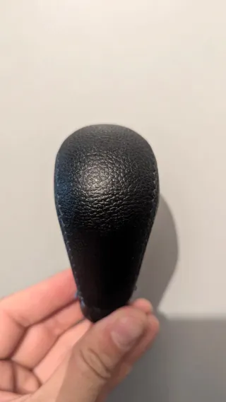 Pomo Palanca Cambios Coche Negro