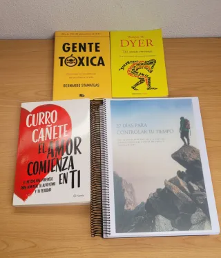 Lote 4 libros autoayuda