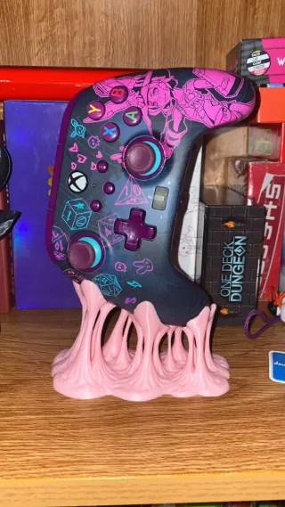 Soporte Mando Xbox Diseño chicle Rosa