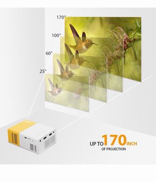 Proyector PVO WiFi Portátil Pantalla Teléfono