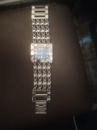 Reloj Louis Valentine Plata y Azul