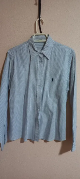 Camisa Polo Ralph Lauren Rayas Mujer Talla xl